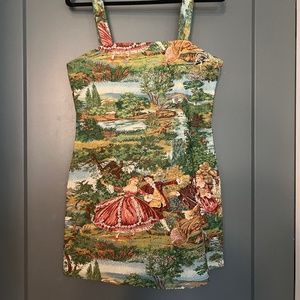 Renaissance All Over Print Dress